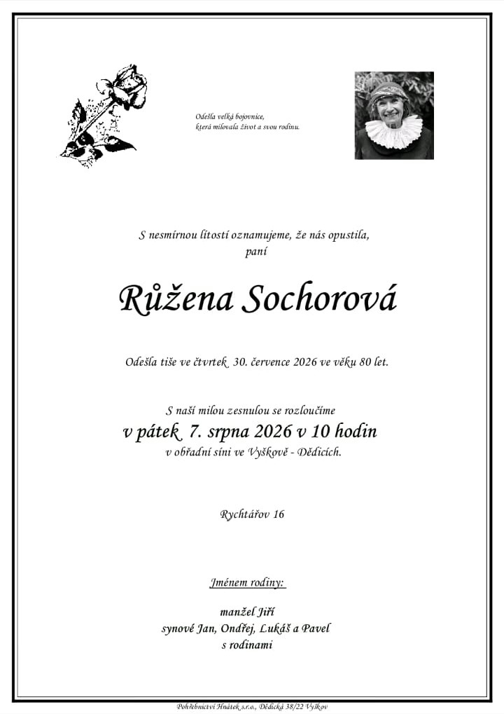 Růžena Sochorová